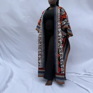 Ewà Kimono – Red & Black Power