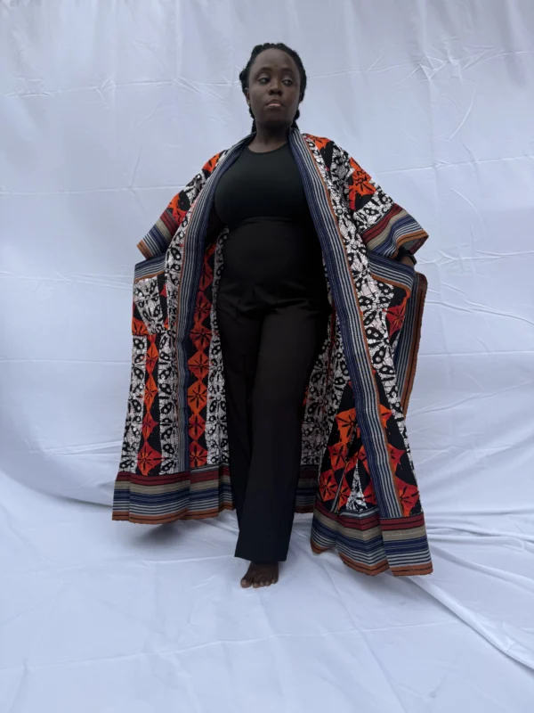 Ewà Kimono – Red & Black Power - Image 2
