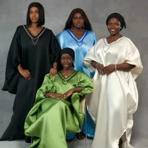 ÀṢẸ BUBU – Luxury Embellished Bubu with Matching Scarf