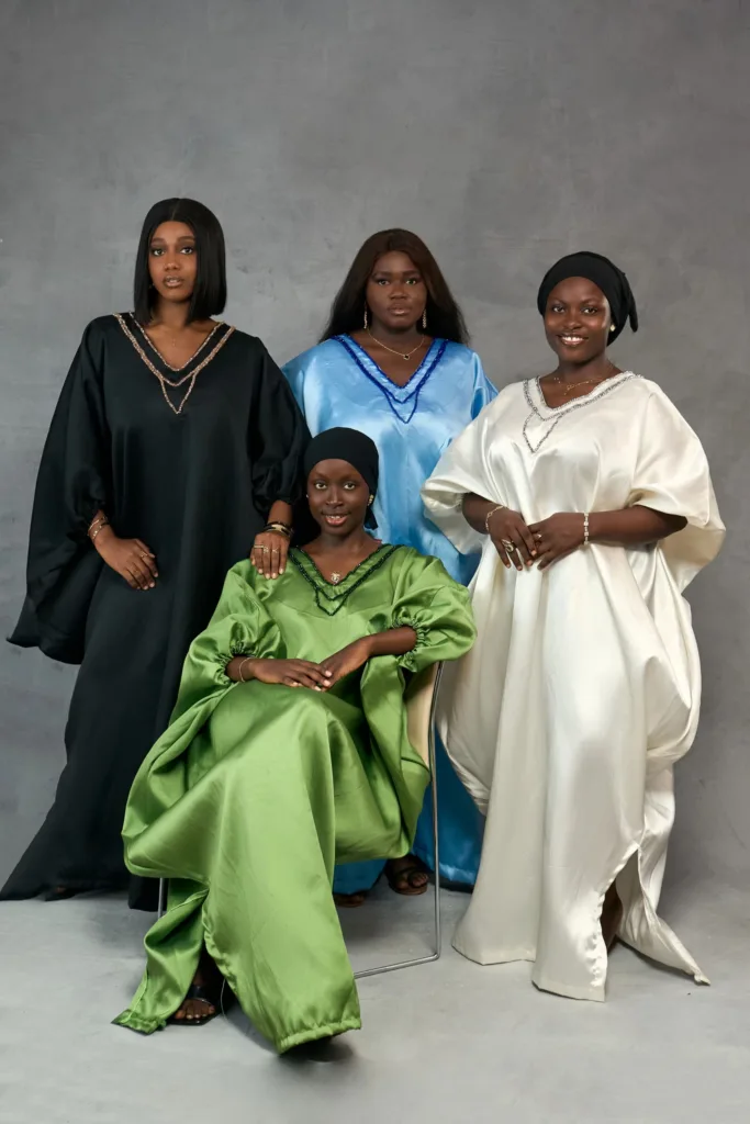 ÀṢẸ BUBU – Luxury Embellished Bubu with Matching Scarf